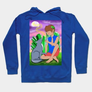 Fairy and wolf friend Hoodie